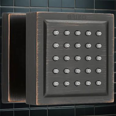 Click here to see Brizo 84121-RB Brizo Essential Series Square Body Spray, Touch-Clean, 1.75 GPM, Venetian Bronze - 84121-RB