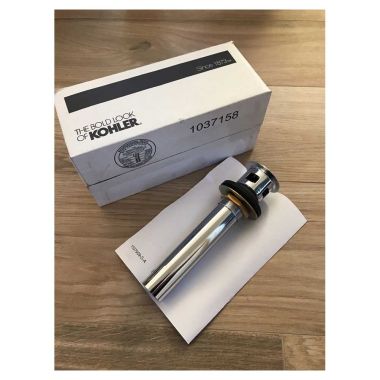 Click here to see Kohler 7124-CP Kohler K-7124-CP Clicker Drain, Less Overflow, Polished Chrome