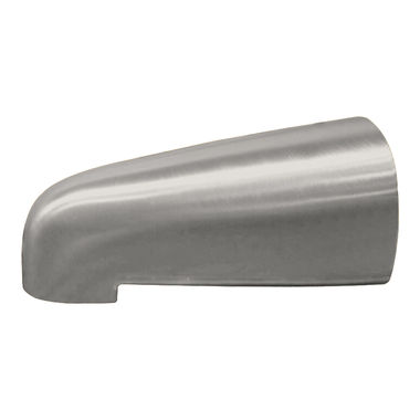 Click here to see Kohler 373-S-BN Kohler Devonshire Brushed Nickel Non-Diverter Tub Spout, 4-7/16in Spout Reach, Wall-Mount Slip-Fit Connection, Metal Construsction - K-373-S-BN