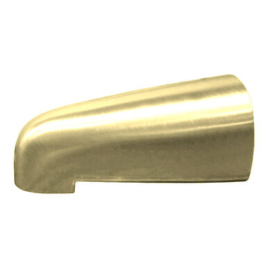 Click here to see Kohler 373-S-PB Kohler Devonshire Polished Brass Non-Diverter Tub Spout, 4-7/16in Spout Reach, Wall-Mount Slip-Fit Connection, Metal Construsction - K-373-S-PB