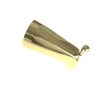 Click here to see Kohler 389-S-PB Kohler Devonshire Polished Brass Tub Spout with Pull-Up Diverter, 4-3/8in, Wall-Mount, Copper Slip-fit Connection - K-389-S-PB