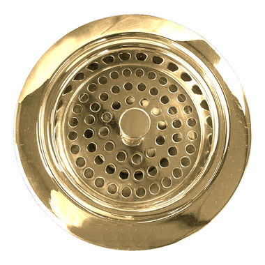 Click here to see Kohler 8799-PB Kohler K-8799-PB Polished Brass Duo Strainer L/Tailpiece