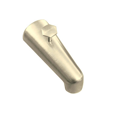 Click here to see Kohler 6855-AF Kohler Antique 4-7/8in Standard French Gold Tub Spout with Pull-Up Diverter, KOHLER Finish, Single-Hole Wall-Mount Installation - K-6855-AF