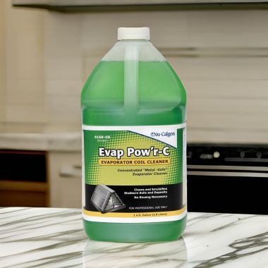 Click here to see Nu Calgon 4168-08 Nu-Calgon Evap Pow’r-C No Rinse Evaporator Power Coil Cleaner, 1 Gallon Bottle - 4168-08