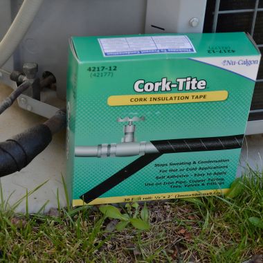 Click here to see Nu Calgon 4217-12 Nu-Calgon Cork-Tite Insulation Tape - 4217-12