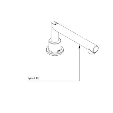Click here to see Moen 165909BN Moen Arris Brushed Nickel Tub Spout with Diverter - 165909BN