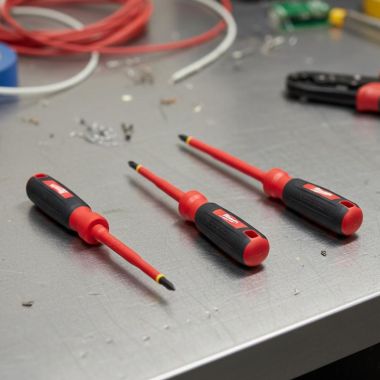 Click here to see Milwaukee 48-22-2202 Milwaukee 1000V Insulated Screwdriver Set, 3 Pieces - 48-22-2202