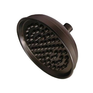 Click here to see Jones Stephens S0186WB Jones Stephens 10in Wall Mount Round Shower Head with Metal Tips, 1/2in Swivel Connection, 2.5 GPM, Old World Bronze - S0186WB