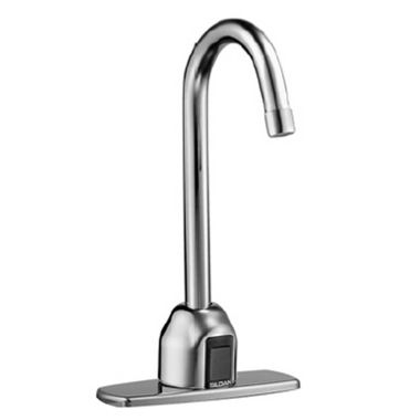 Click here to see Sloan 3365286 Sloan ETF-700-4-LT Optima Hardwired-Powered Deck-Mounted Gooseneck Body Faucet (3365286)