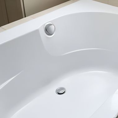 Click here to see GEB 151.550.21.1 Geberit Waste and Overflow Traditional TurnControl Trim Kit, Chrome - 151.550.21.1