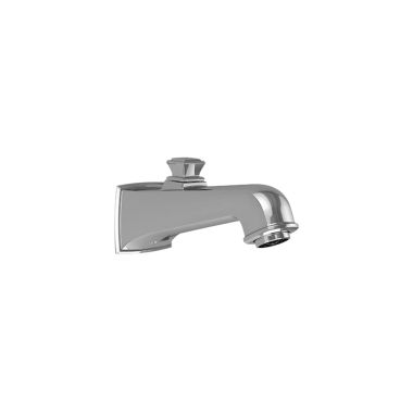 Click here to see Toto TS221EV#BN Toto Connelly 7-13/16-inch Wall Mounted Brushed Nickel Tub Spout with Pull-Up Diverter, 1/2-inch Connection Size, NPT, Brass - TS221EV-BN