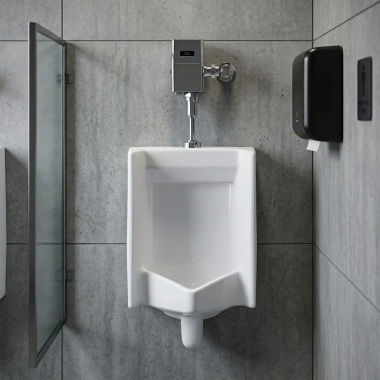Click here to see TOT UT445U#01 Toto Commercial Washout High Efficiency Urinal, 0.125 GPF, Cotton White - UT445U#01