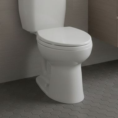 Click here to see Toto C244EF#01 Toto Entrada Universal Height Elongated Toilet Bowl Only, Cotton White - C244EF#01