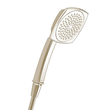 Click here to see Toto TS301F51#BN TOTO Traditional Collection Series B 4in Single-Spray Hand Shower with Rubber Nozzles, 2.5 GPM, Brushed Nickel - TS301F51#BN