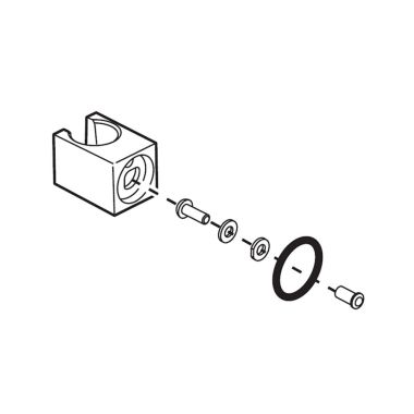 Click here to see Brizo RP75211BN Brizo Virage Replacement Hand Shower Holder Assembly, Brushed Nickel - RP75211-BN