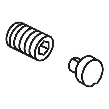 Click here to see Delta RP72564PN Delta Cassidy Polished Nickel Button and Set Screw for H795 Cross Handle, H797 Lever Handle, and H798 French Curve Lever Handle - RP72564PN