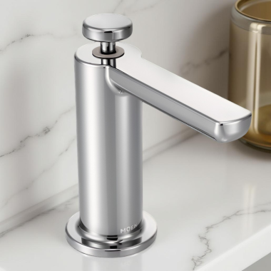 Click here to see Moen S3947C Moen Modern Kitchen Soap/Lotion Dispenser, 18oz, Chrome - S3947C