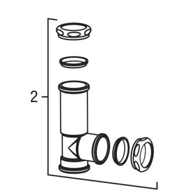 Click here to see Geberit 241.632.00.1 Geberit 241.632.00.1 Tee Assembly for Brass Bath Waste
