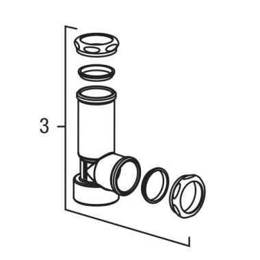Click here to see Geberit 241.766.00.1 Geberit 241.766.00.1 Tee Assembly