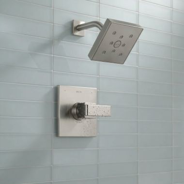 Click here to see DELTA T14267-SS Delta Ara Monitor 14 Series Single-Handle H2Okinetic Shower Trim, 1.75 GPM, Stainless - T14267-SS