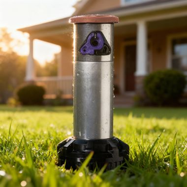 Click here to see Rainbird F4PCSSHS Rain Bird Falcon 6504 Part-Circle High Speed Rotor Sprinkler, Less Nozzle, Stainless Steel - F4PCSSHS 