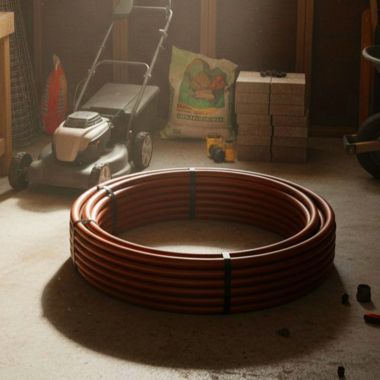 Click here to see Rainbird XFD100 Rainbird XF Series Xeri-Flex Blank Tubing, Brown, 100' Coil - XFD100 