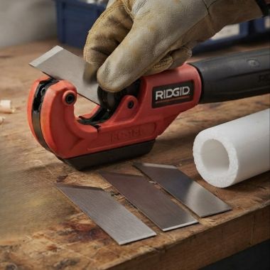 Click here to see RDG 41768 RIDGID Replacement Blade Pack For FC-150 and FC-200 Foam Core Pipe Cutters - 41768
