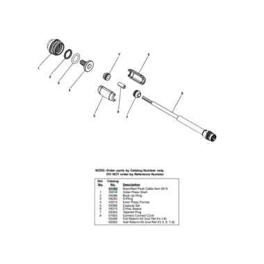 Click here to see Ridgid 41783 RIDGID Replacement NanoReel Push Cable Assembly, 85' - 41783