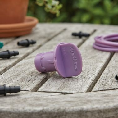 Click here to see Rainbird MDCFPCAP Rain Bird Easy Fit Compression Fitting System Removable Flush Cap For Easy Fit Fittings, Purple - MDCFPCAP (X43009)