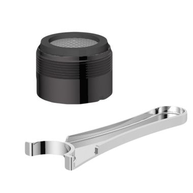 Click here to see Danze DA613074NBS Danze DA613074NBS Satin Black Part Aerator Kits, 1.0Gpm, Spray,Jr,Male