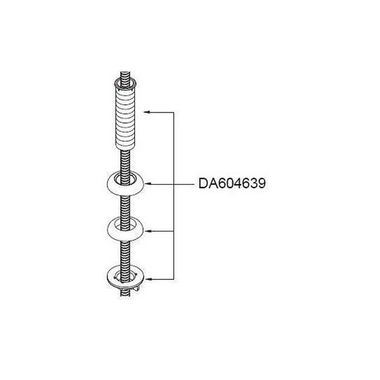 Click here to see Danze DA604639BN Danze DA604639BN Brushed Nickel Spray Holder for Kitchen Faucets