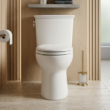 Click here to see Toto C744EL#01 Toto Eco Drake Height Elongated Toilet Bowl, ADA, Cotton White - C744EL#01