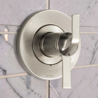 Click here to see Brizo T60050-NK Brizo Sotria TempAssure Thermostatic Two-Handle Valve Trim Valve Only Trim, Brilliance Luxe Nickel - T60050-NK