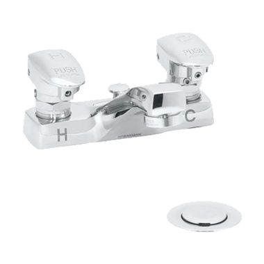 Click here to see Speakman S-4131 Speakman S-4131 Easy-Push Chrome Metering Faucet