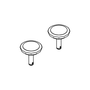 Click here to see Grohe 18089VP0 GROHE 18089VP0 Kensington Swarovski Crystal Handles - Chrome/Black