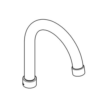 Click here to see Grohe 13244EN0 Grohe 13244EN0 Spout in Brushed Nickel 