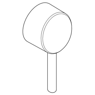 Click here to see Grohe 47827EN0 Grohe 47827EN0 Universal Pressure Balance Valve Lever - Brushed Nickel 