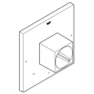 Click here to see Grohe 47911000 Grohe 47911000 Universal Escutcheon