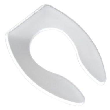 Click here to see Jones Stephens C108C00 Jones Stephens C108C00 White Elongated Plastic Toilet Seat, Open Front