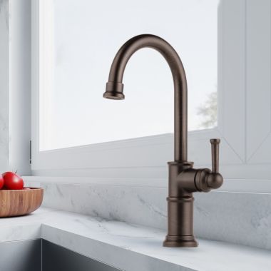 Click here to see Brizo 61025LF-RB Brizo Artesso Single-Handle Bar Faucet, Lever Handle, ADA, 1.8 GPM, Venetian Bronze - 61025LF-RB