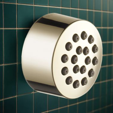 Click here to see Brizo SH84103-PN Brizo Essential Shower Series HydraChoice Spray Head with Full Spray and Touch-Clean, Brilliance Polished Nickel - SH84103-PN