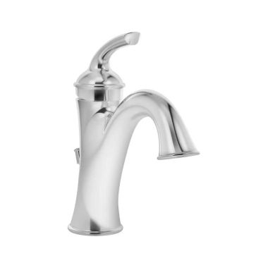 Click here to see Symmons SLS-5512 Symmons Elm One-Handle Lavatory Faucet with Pop-up Drain Assembly, 2.2 GPM, Metal Construction, Deck Mount, Lever Handle, Polished Chrome - SLS-5512