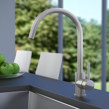 Click here to see Symmons SPP-3510-STN Symmons Dia Single Handle Pull-Down Kitchen Faucet, Satin Nickel - SPP-3510-STN