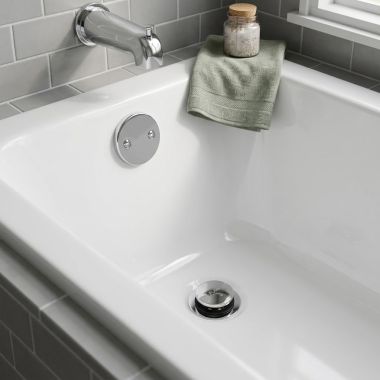 Click here to see Brasstech 274/26 Brasstech Toe Touch Tub Drain, Polished Chrome - 274/26 