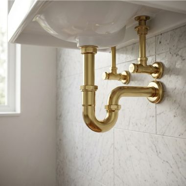 Click here to see Brasstech 3014/01 Brasstech Tubular P-Trap, Forever Brass - 3014/01