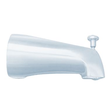 Click here to see Kohler 15136-S-CP Kohler Coralais Polished Chrome Tub Spout with Pull-Up Diverter, Wall-Mount Slip Fit Connection, 4-7/8in Spout Reach - K-15136-S-CP