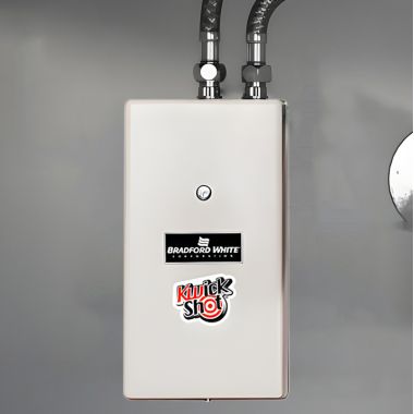 Click here to see Bradford White EFT-28000-4-T-10 Bradford White KwickShot Electric Tankless Water Heater with Ni Chrome Heating Element, On-Demand, 240 V, 28 kW, 4.0 GPM - EFT-28000-4-T-10
