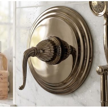 Click here to see Newport 3-248/15 Newport Brass Alexandria Volume Control / Diverter Trim, Lever Handle, Polished Nickel - 3-248/15