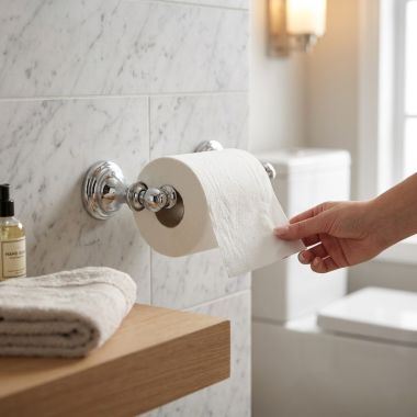 Click here to see Newport Brass 35-28/15S Newport Brass Sutton Toilet Paper Holder, Satin Nickel - 35-28/15S