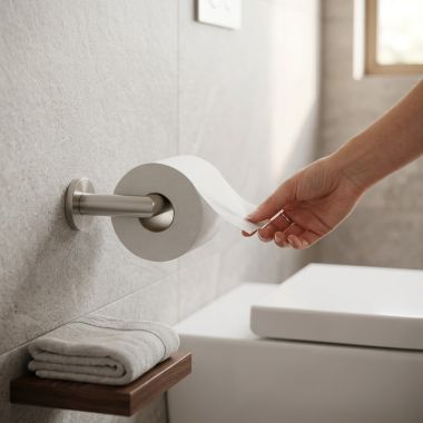 Click here to see  36-27/15S Newport Brass Keaton Toilet Paper Holder, Satin Nickel - 36-27/15S